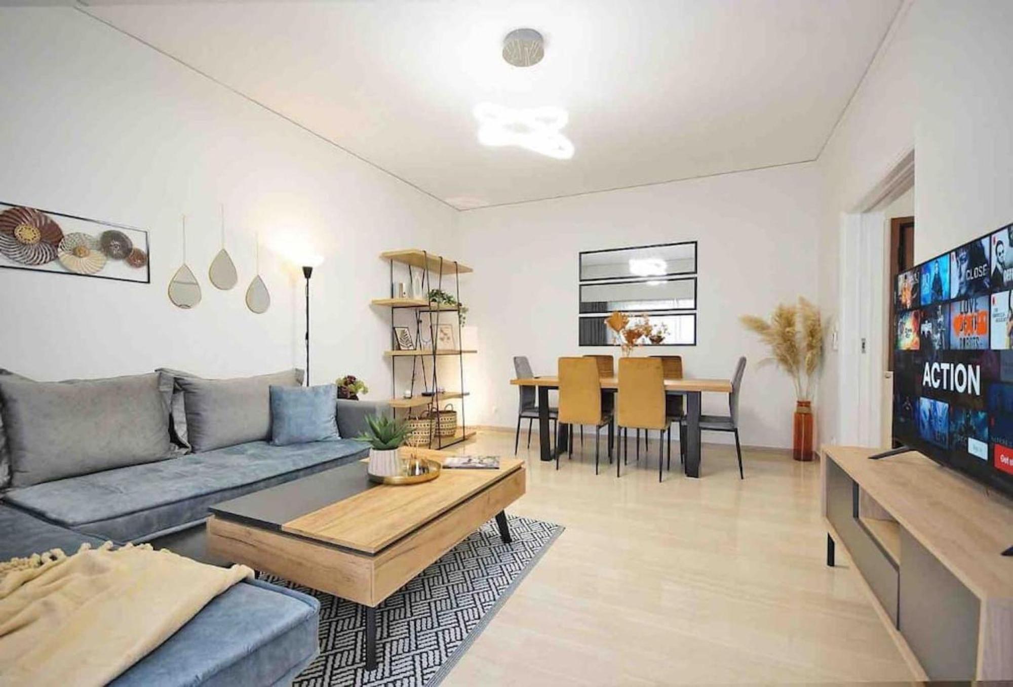 Alkuoni Lux Flat At Pfaliro Athena Bagian luar foto