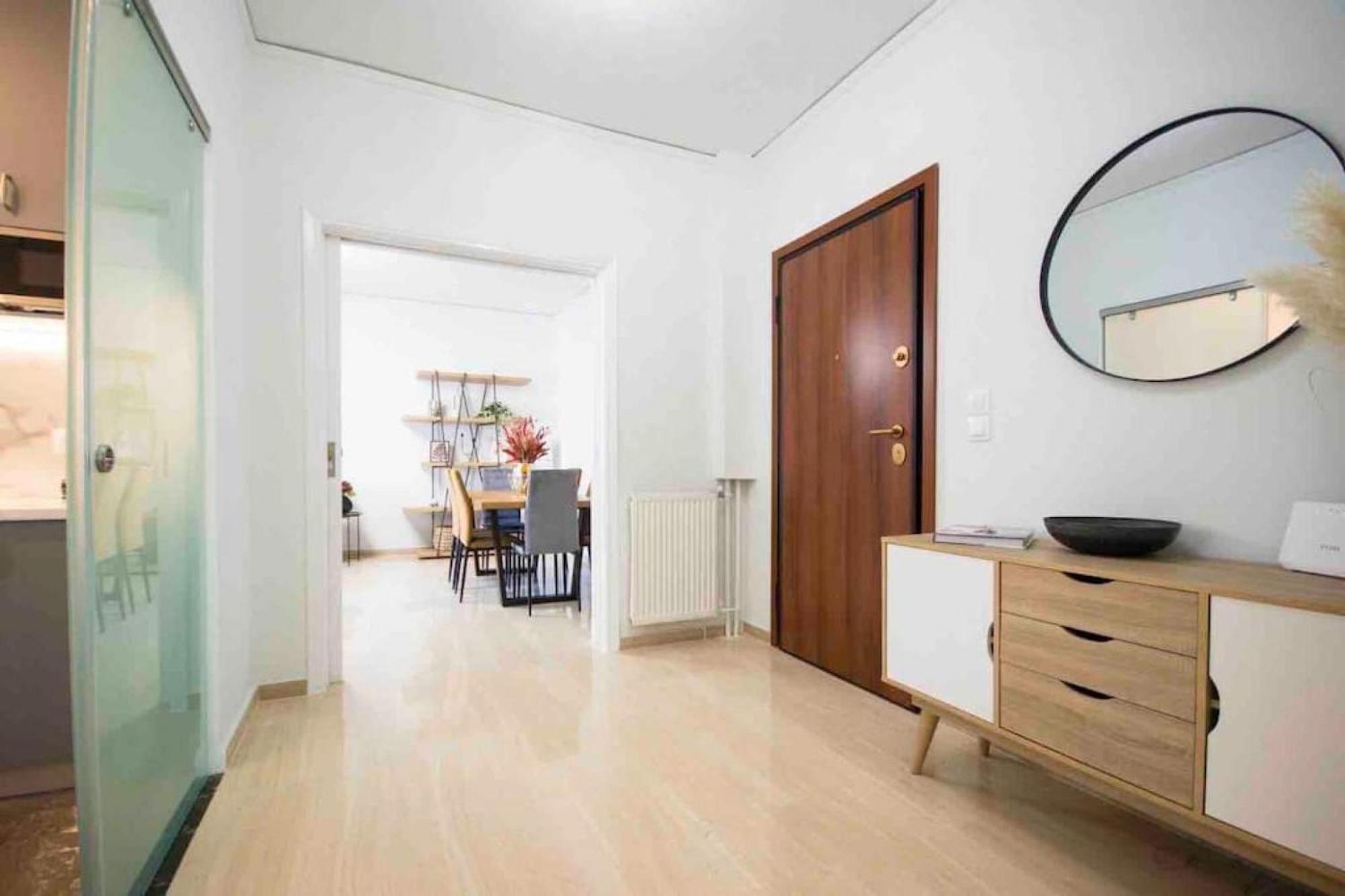 Alkuoni Lux Flat At Pfaliro Athena Bagian luar foto