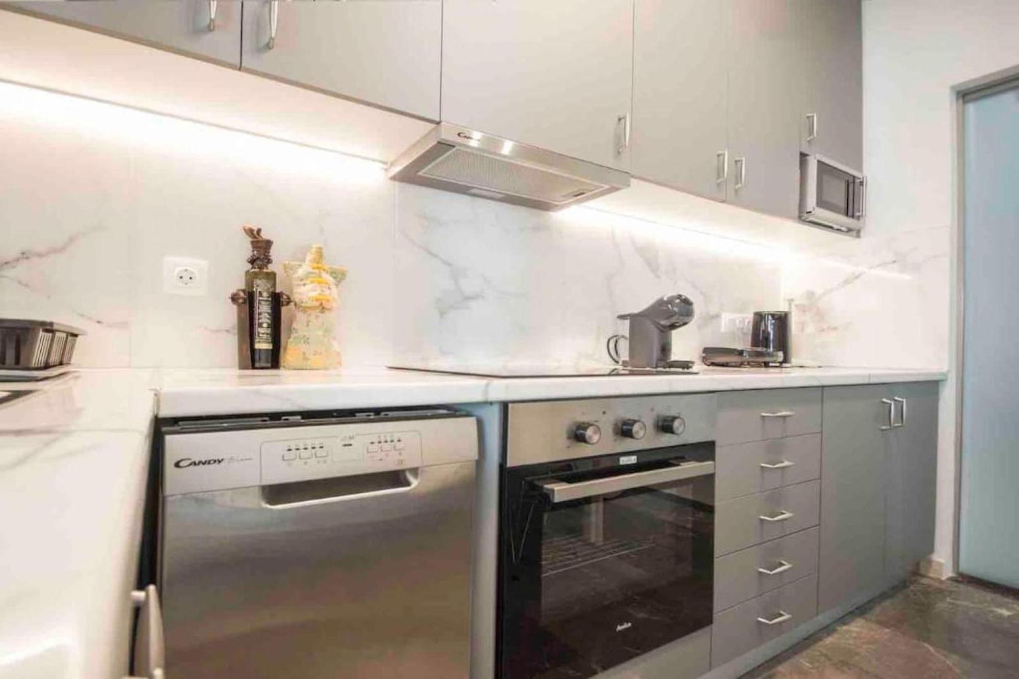 Alkuoni Lux Flat At Pfaliro Athena Bagian luar foto