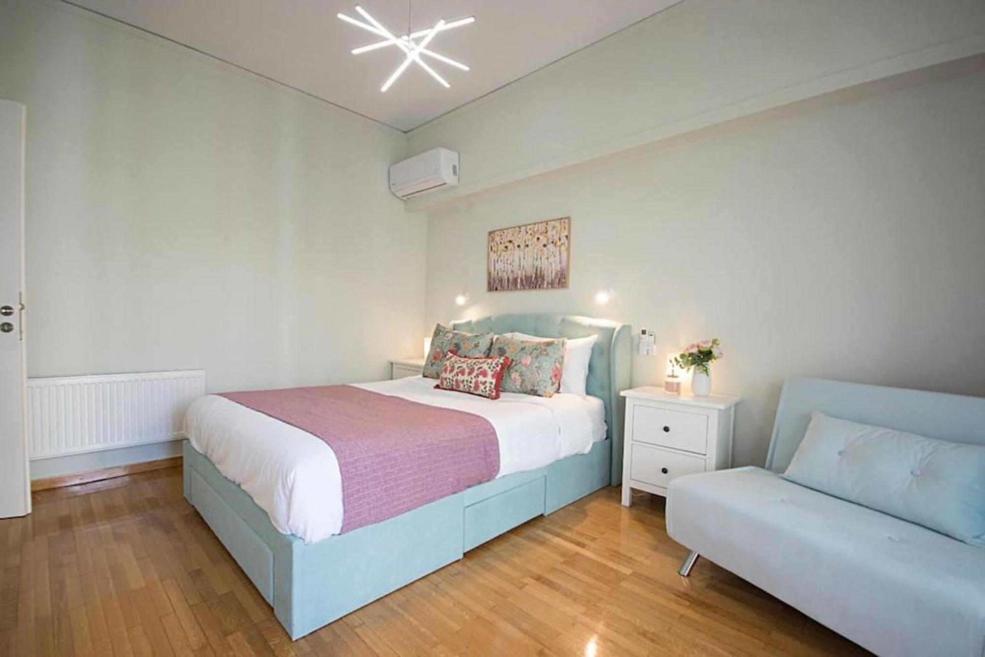 Alkuoni Lux Flat At Pfaliro Athena Bagian luar foto